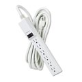 Fellowes Six-Outlet Power Strip, 120v, 15ft Cord 99026